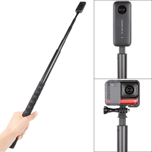Pellking Palo De Selfie Invisible Largo De 200 Cm Para Cámara Insta360 One X3, X2, X, Insta360 One R, Rs, Insta 360 1/4 Pulgadas Extendido Monopié