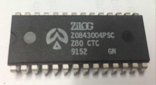 Z80ctc Z80 Ctc Zilog 28 Pin Counter Timer 2.5 Mhz Nte3882