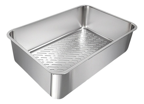 Bandeja De Para Gatos, Orinal Para Gatitos Con Tamiz, C