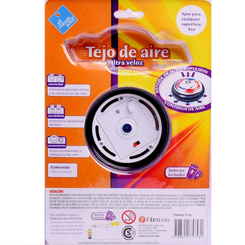 Imagen 4 de 7 de Juego Mesa Tejo Aire Ultra Veloz Continuo Cod 7118 Bigshop