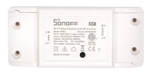 Sonoff Rf R2 - Acepta Control Remoto 433mhz No Incluido