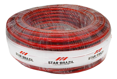 Rolo 25mt Cabo Fio 21mm Forca Som Automotivo Bateria Cobre