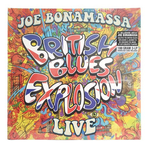 Joe Bonamassa British Blues Explosion Live 3lp Vinilo Nuevo