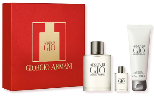 Set Perfume Armani Acqua Di Gio 50ml + 5ml + Body Lotion