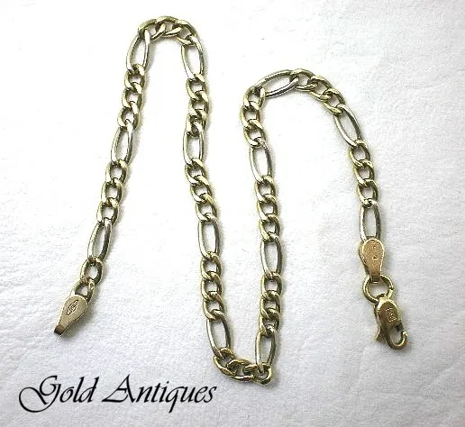 Pulsera De Oro 18 Kt Bicolor Unisex