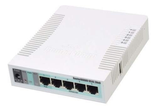 Router Switch Wifi Mikrotik Ethernet 5 Puertos Gigabit