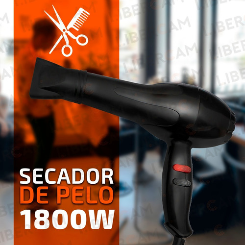 Secador Pelo Profesional 2 Velocidades Nova 1800w