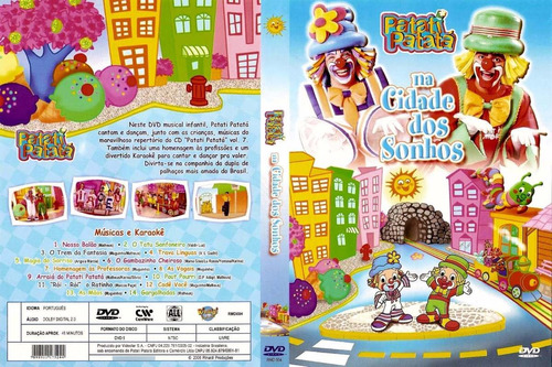 Dvd Lacrado Patati Patata Na Cidade Dos Sonhos