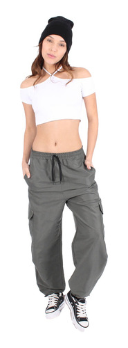 Pantalon Mujer Jogger Babucha Cargo