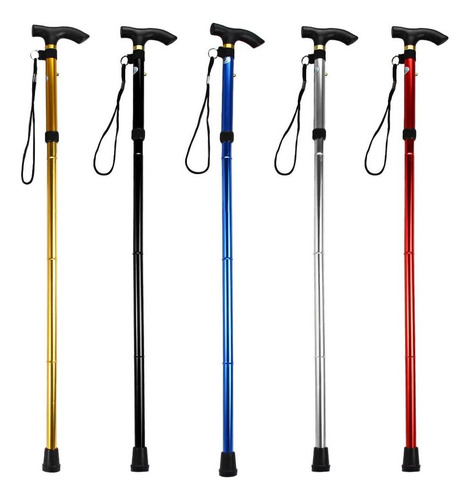Comfkey Plegable Peque Liviano Para Caminar: Caña De Viaje