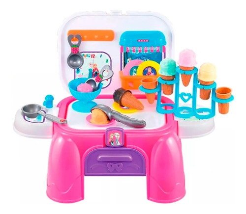 Heladeria Disney Frozen Banquito Convertible Babymovil Full