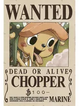 Comprar Anime Wanted Cuadro 29x19 Mdf One Piece Tony Chopper 100
