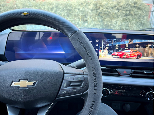 Volante Redondo De Fibra De Carbono Alcántara Chevrolet .