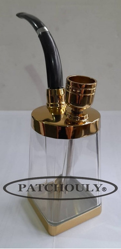 Imagen 4 de 5 de Pipa De Agua Mini 16 Cm. Altura Acrílico Metal Portatil