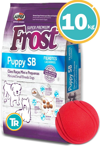 Imagen 1 de 9 de Frost Perros Cachorro Small 8,5 Kg + Vaso Medidor + Envío 