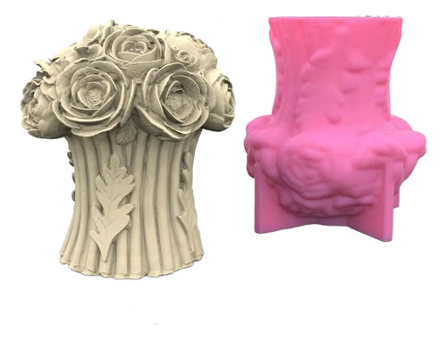 Nuevo Molde De Silicona 3d Con Forma De Ramo De Rosas, Diseñ