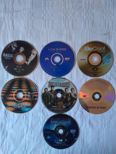 7 Dvds John Travolta/a Filha Do General/be Cool - Originais (Usado)