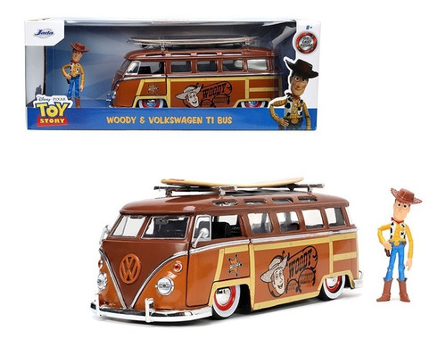 Jada Woody & Volkswagen T1 Bus 1/24 Toy Story Disney