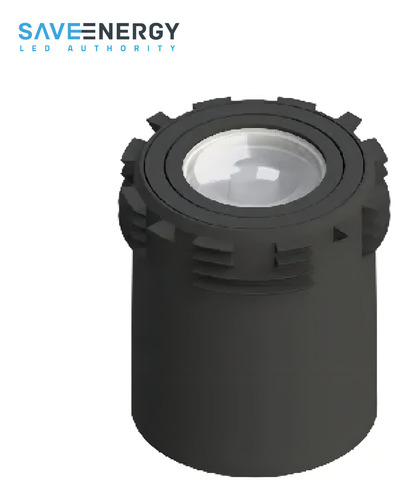 Spot De Embutir Gravity No Frame Redondo Par20 Save Energy Cor Preto 127/220V