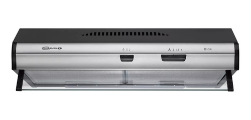 Imagen 1 de 6 de Purificador Cocina Spar Bios Duo 60cm Negro Acero Con Salida