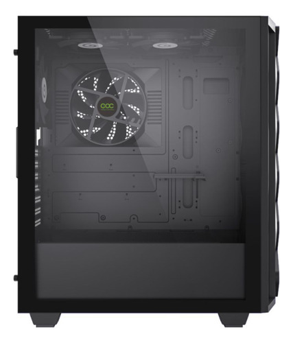 Gabinete Mid Tower Gamemax Diamond Cp Bk 1 Fan Argb Vidrio Templado