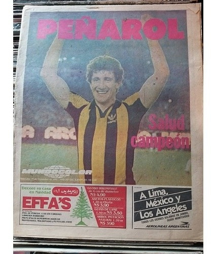 Peñarol Campeón De América 1982 Con Gol De Fernando Morena
