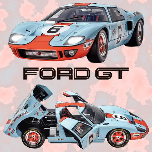 Ford Gt40 Fascículos Completos Listo Para Armar Escala 1/8