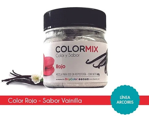 Colorante En Polvo Color Mix Gourmet - Rojo