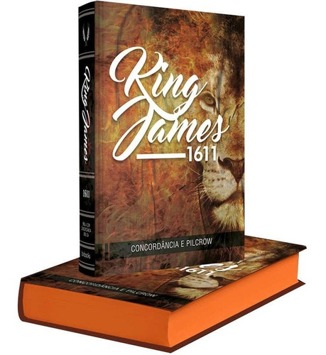 King James 1611 Com Concordancia Semi Luxo Leao