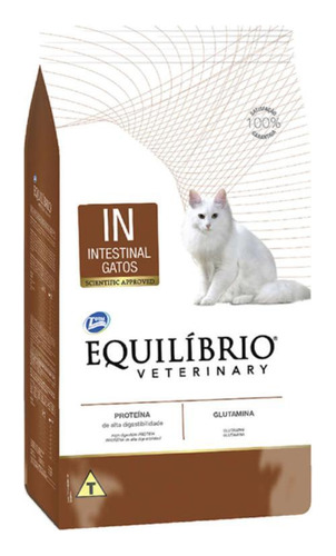 Ração Equilíbrio Veterinary Intestinal Gatos Adultos 500g