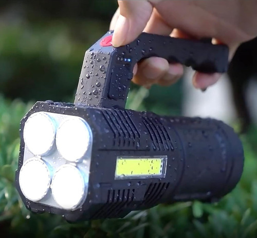 Pack 2 Linternas Led Táctica Recargable Luz Potente Larga Di