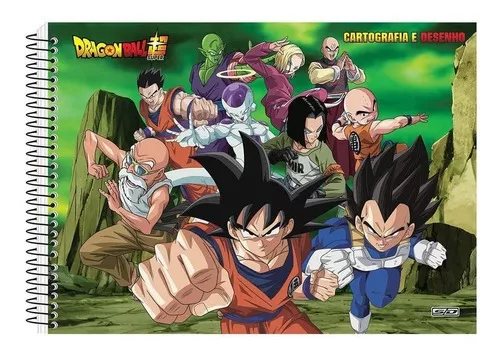 Caderno Desenho Espiral 60 Folhas Dragon Ball – SÃO DOMINGOS – Objetivus