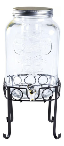 Dispensador Para Agua De Vidrio 8 Litros Home Color Transparente