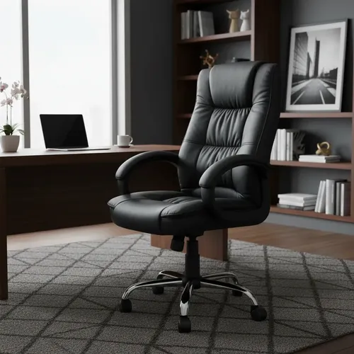 Cadeira Escritório Presidente Executiva Ergonômica Premium