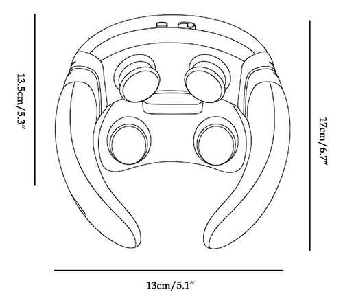 . Masajeador Eléctrico De Columna Cervical Con Control