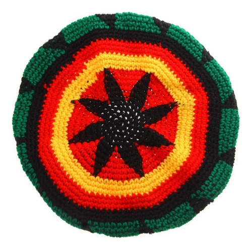 Nuevo Gorro Rasta Tam Hat Jamaica Tam Acrílico Multicolor A