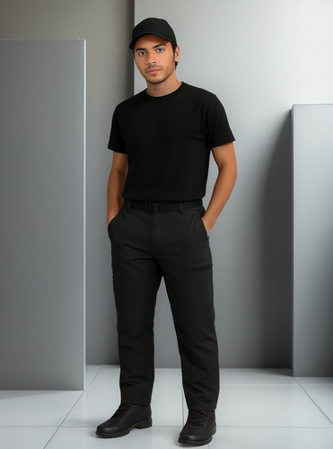 Pantalon Termico Impermeable Cargo Hombre Premium Original