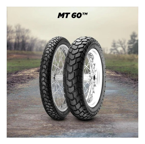 Par Pneus 90/90-19 110/90-17 Mt 60 Bros Com Brinde