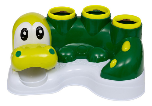 Brinquedo Jacaré Bate Martelo Com Som E Luzes E 6 Bolas Buba