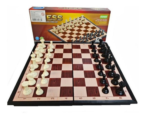 Ajedrez Magnético Tablero Plegable 27 X 27 Cm Chess 