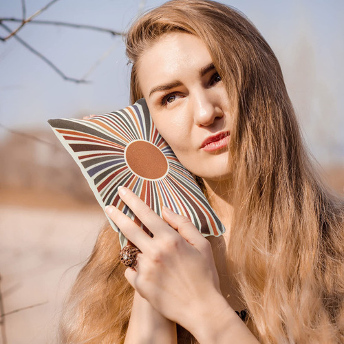 6 Piezas Bolsa De Maquillaje Boho Neceser De Maquillaje Suns