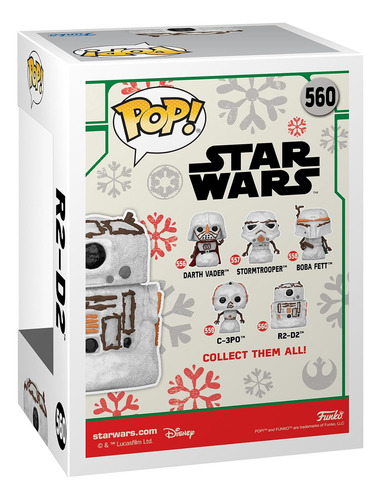 Funko Pop R2-d2 Star Wars Holiday #560 Original 64337