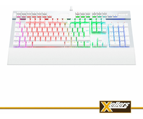 Teclado Gamer Redragon Yama K550 Blanco Mecanico Xellers 2