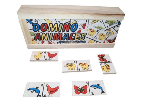 Domino Animales De Madera Villa Crespo