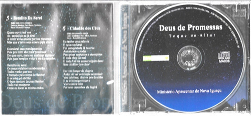 Cd Ministério Apascentar De Nova Iguaçu Deus De Promessas