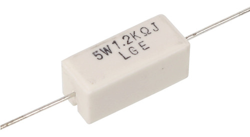 50 Peças * Resistor De Porcelana Sqp 5w Ac05 5% 1,5k 1k5