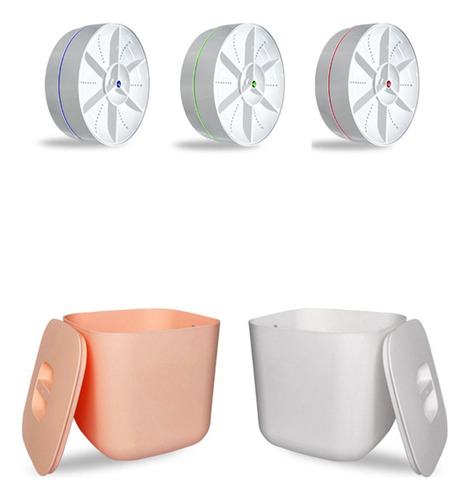 Mini Lavadora Portátil Con Turbina Giratoria Usb Y Lavavajil