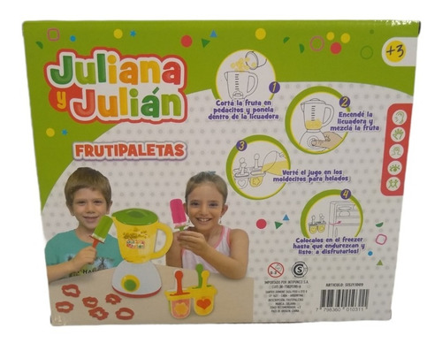 Imagen 4 de 10 de Juliana Y Julián Frutipaletas 2 En 1 Jugos Y Helados