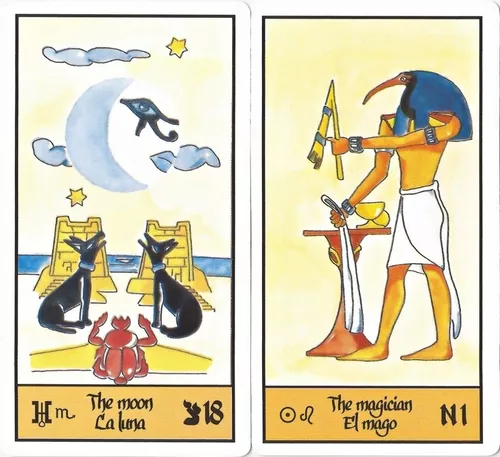 Cartas Tarot Egipcio + Guía Básica - Arcana