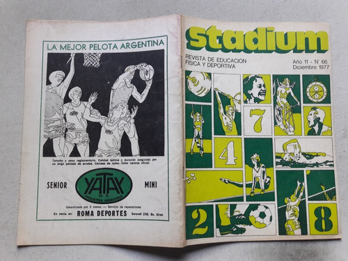 Revista Stadium Nº 66 Diciembre 1977 - Técnica Deportiva